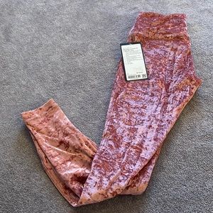 Crushed Velvet Wunder Lounge HR Tight